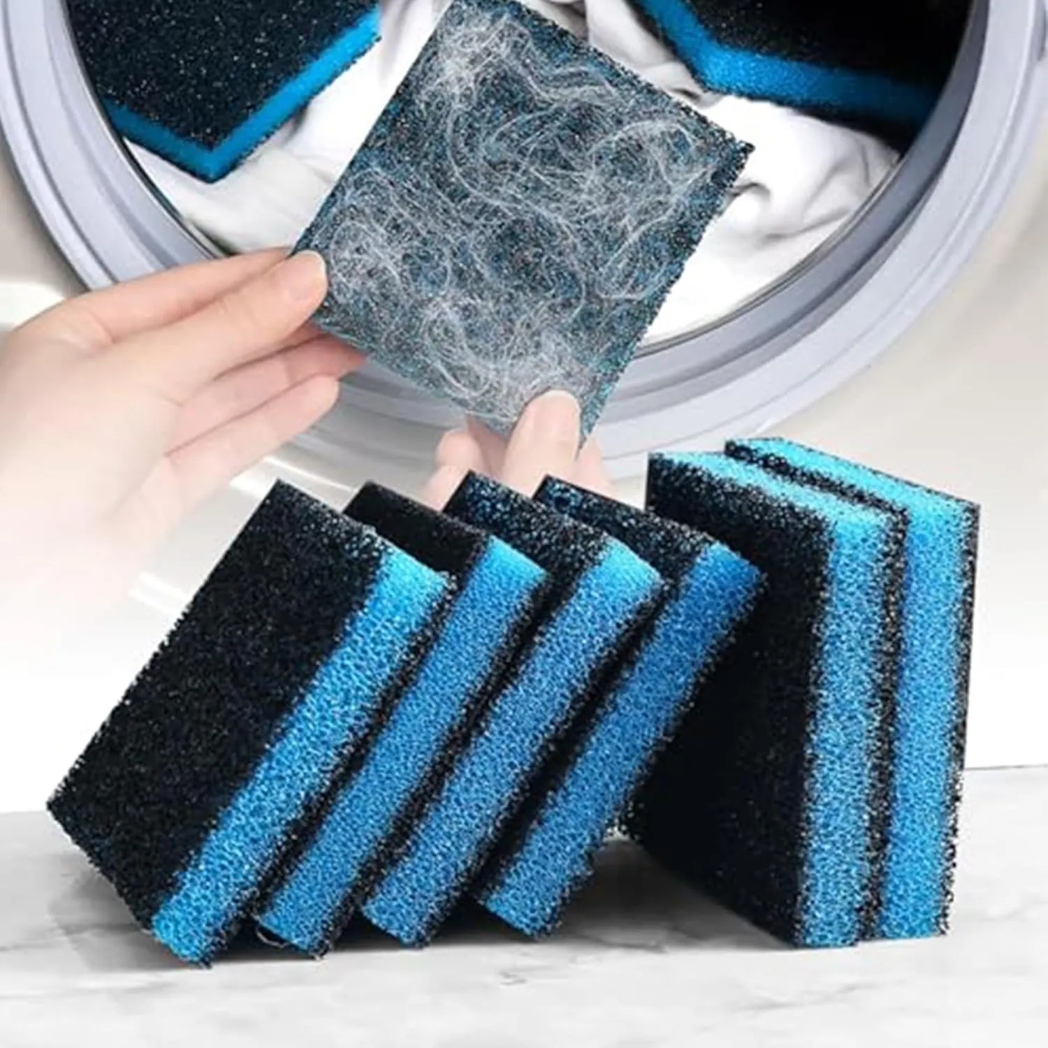 4 Pcs Pet Hair Remover for Laundry. Reusable Washing Machine Pet Hair Catcher Pet Hair Laundry Catcher Pet Hair Collector for Washer and Dryer Washing Machine Lint Traps for Home Laundry