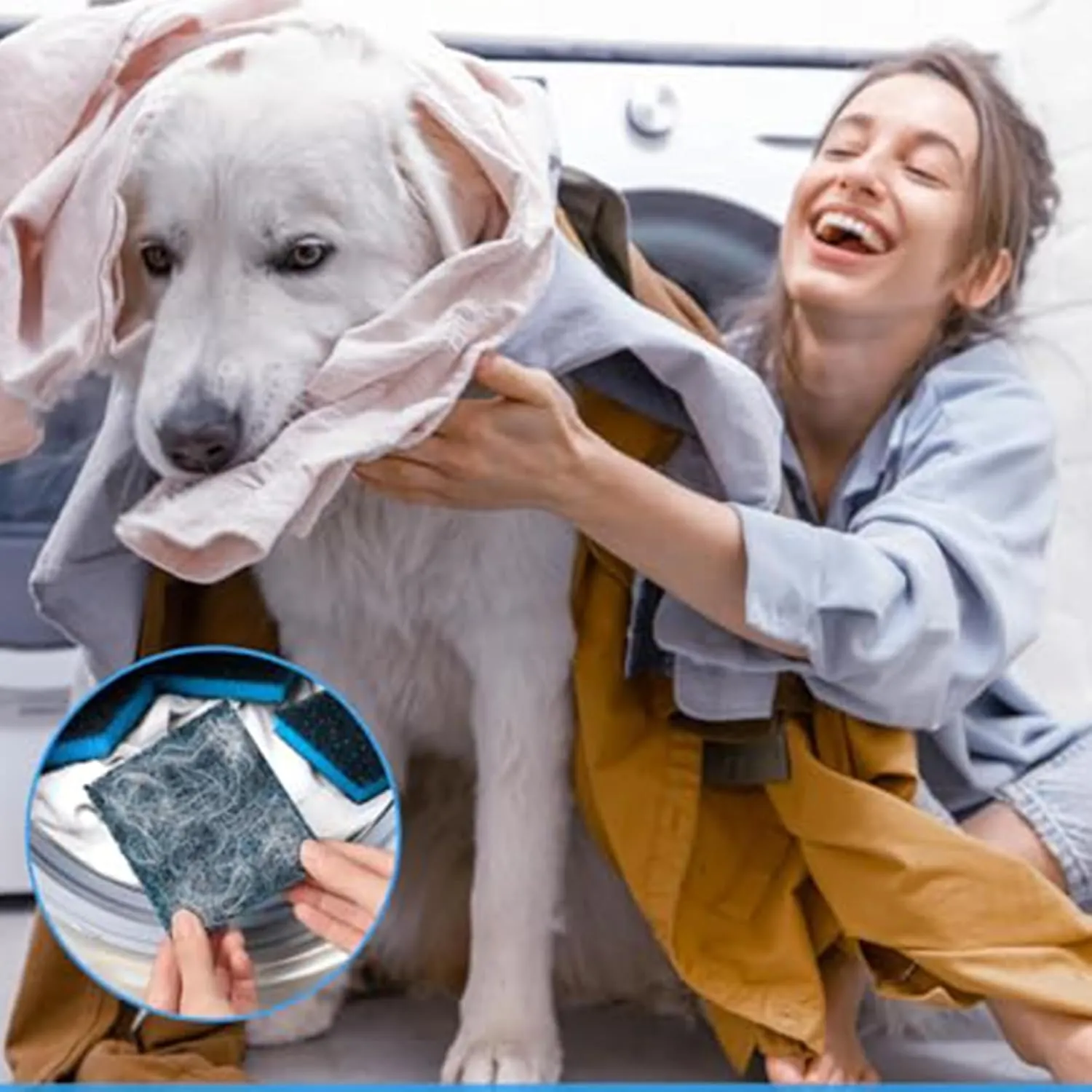 4 Pcs Pet Hair Remover for Laundry. Reusable Washing Machine Pet Hair Catcher Pet Hair Laundry Catcher Pet Hair Collector for Washer and Dryer Washing Machine Lint Traps for Home Laundry