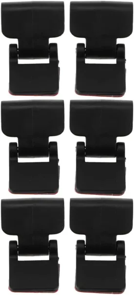 6pcs Terrarium Screen Clips - Escape Reptile Tank Latch Plastic Terrarium Buckle Reptile Tank Accessories for Aquariums Glass Tanks