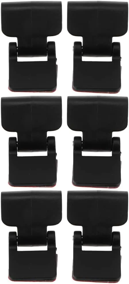 6pcs Terrarium Screen Clips - Escape Reptile Tank Latch Plastic Terrarium Buckle Reptile Tank Accessories for Aquariums Glass Tanks