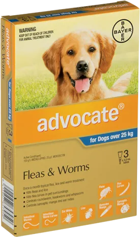 Advocate For X-Large Dogs 25KG  3 Pack