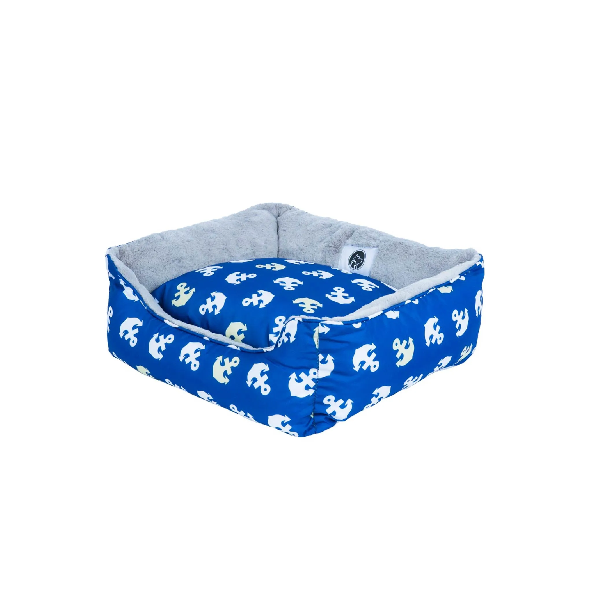 Anchor's Away Reversible Pet Bed Soft Calming Pet Bed, Anti-Anxiety, Nonskid Bottom, Premium Comfort Plus Pet Bed for Large/Medium/Small Dogs/Cats, SUPPORTS UP TO 90LBS (45"x30"x10")