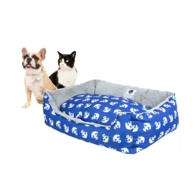 Anchor's Away Reversible Pet Bed Soft Calming Pet Bed, Anti-Anxiety, Nonskid Bottom, Premium Comfort Plus Pet Bed for Large/Medium/Small Dogs/Cats, SUPPORTS UP TO 90LBS (45"x30"x10")