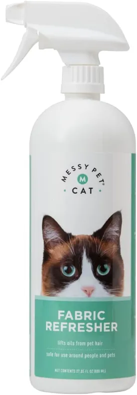 Cat Fabric Refresher  Enzymes Neutralize Pet Odors and Refreshes Carpets and Upholstery, Safe for Cats & Kittens - 27.05 fl oz
