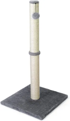 Cat Scratching Post  
Scratching Posts for Indoor Large Cats - Durable Stable Cat Furniture with Sisal Rope - Cat Scratch Post-Grey