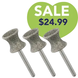 Concave Shape Dremel Bit Set of 3 by PetStore.Direct