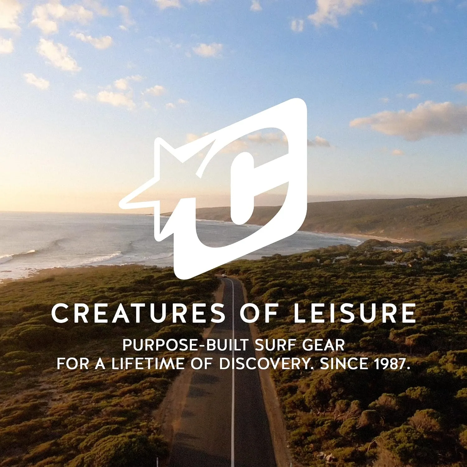 Creatures of Leisure Icon 6 Surf Leash, DNA Flex Mould, Double Stainless-Steel Bearing Swivel, High-Grade TPU Cord, 2-Year Warranty