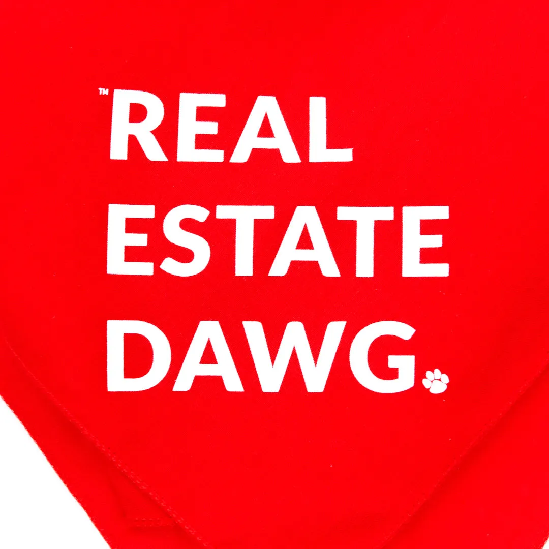 Dog Bandana-REAL ESTATE DAWG