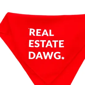 Dog Bandana-REAL ESTATE DAWG