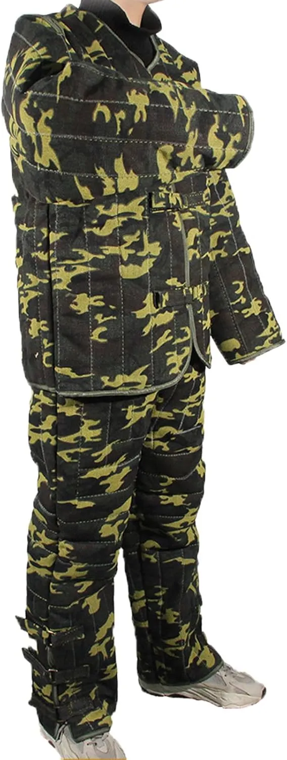 Dog Training Protective Clothing, Dog Training Clothing, Professional Anti-Dog Bite Sleeve Set, Large Full Body Protection Police Dog Training Jumpsuit