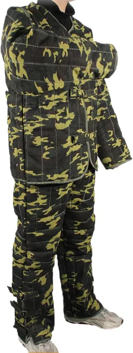 Dog Training Protective Clothing, Dog Training Clothing, Professional Anti-Dog Bite Sleeve Set, Large Full Body Protection Police Dog Training Jumpsuit