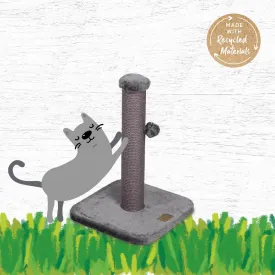 Eco Cat Scratch Post in Charcoal - Small