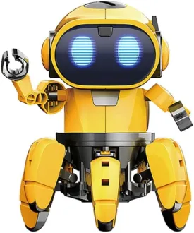 Elenco Teach Tech Zivko The Robot, Interactive A/I Capable Robot with Infrared Sensor, STEM Learning Toys for Kids 10 , includes Assembly Parts