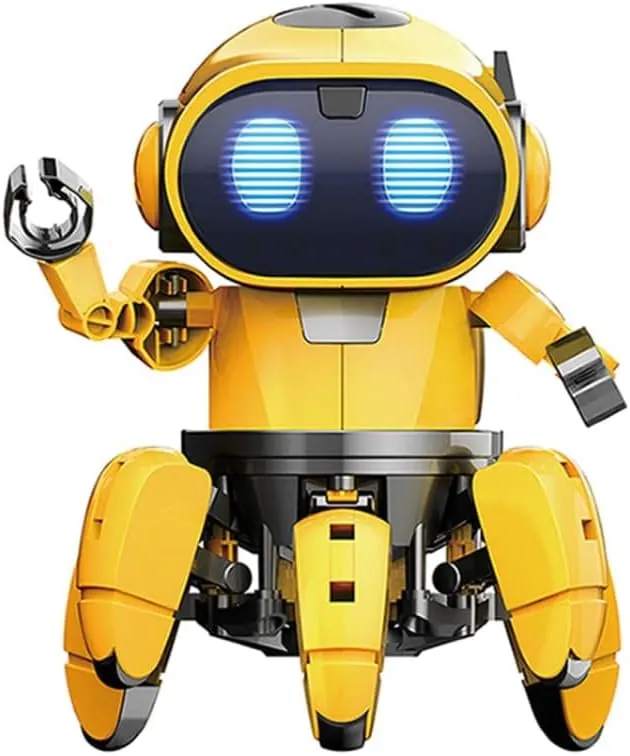 Elenco Teach Tech Zivko The Robot, Interactive A/I Capable Robot with Infrared Sensor, STEM Learning Toys for Kids 10 , includes Assembly Parts