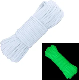 Glow in The Dark Zesty 550lb Paracord  21 Strand Luminous Parachute Cord for Nighttime Outdoor Utility  8 Colors and Length Options of 25', 50, 100, and 1,000