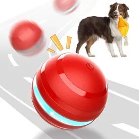 Interactive Dog Toys Motion Activated Dog Rolling Ball,Squeaky Dog Toys to Keep Them Busy,Rechargeable Electric Peppy Pet Ball for Medium/Large Dogs for Boredom