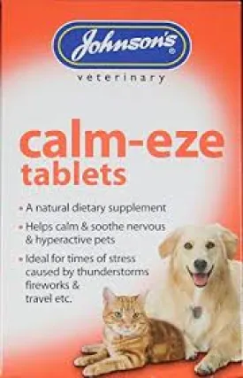 Johnson's Calm Eze Tablets for Cats & Dogs - 36 Capsules