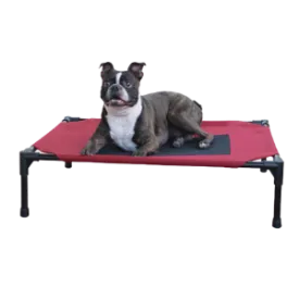 K&H Pet Products Elevated Pet Bed Red