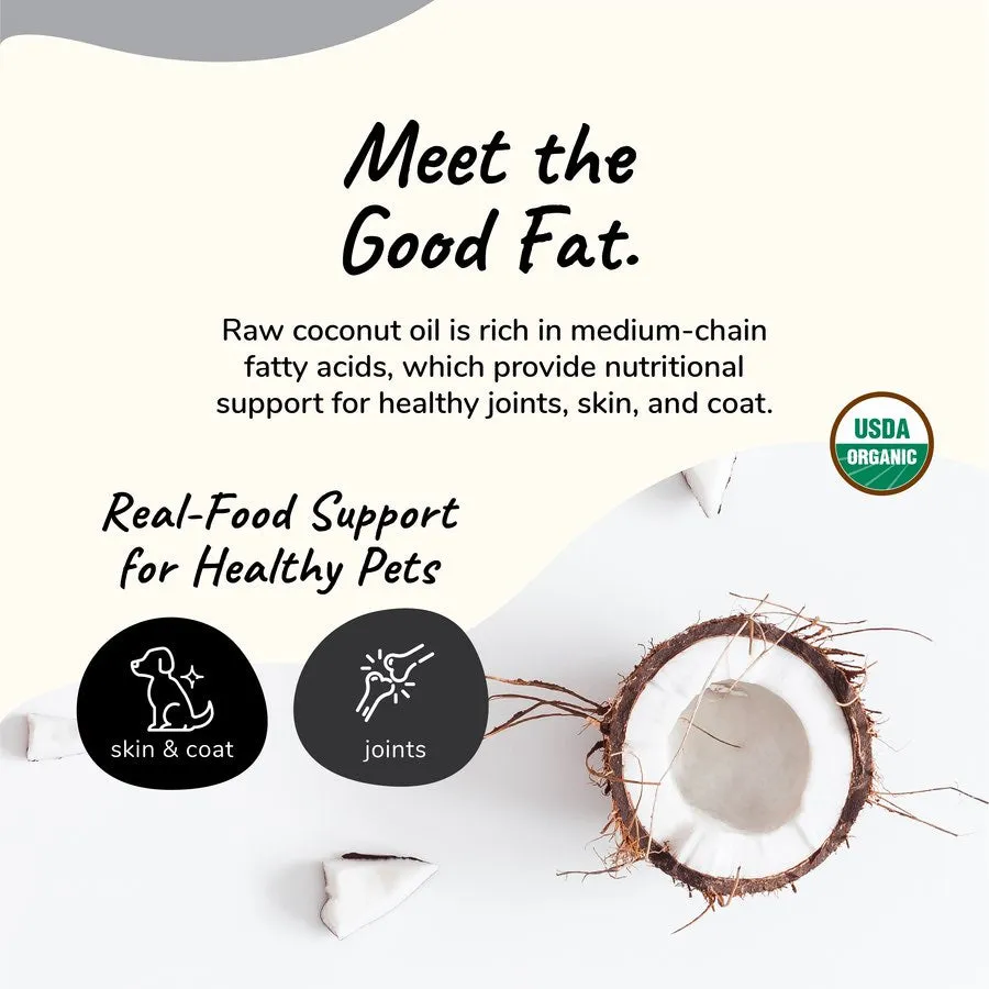 Kin Kind Organic Raw Coconut Oil Cat & Dog Supplement