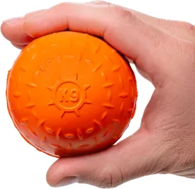 Monster K9 Ultra Durable Dog Ball - Medium & Large Breed - Dog Toy for Super Aggressive Power Chewers - Tough & Strong, Extreme Heavy Duty Natural Rubber - Fetch & Chew - Made in USA - 2.8in Solid