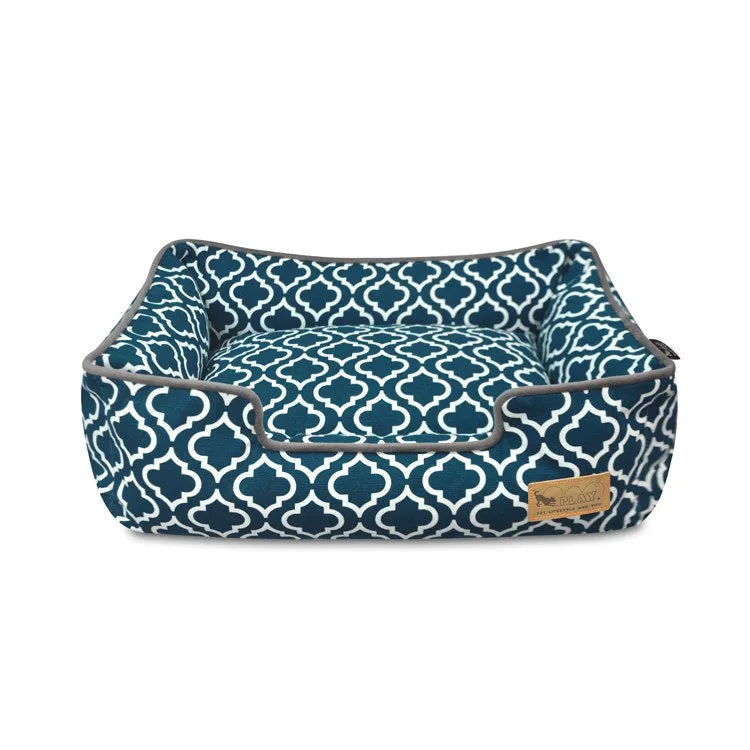 Moroccan Lounge Pet Bed - Navy - Extra-Large