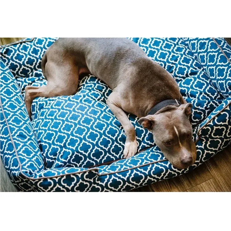 Moroccan Lounge Pet Bed - Teal - Extra-Large