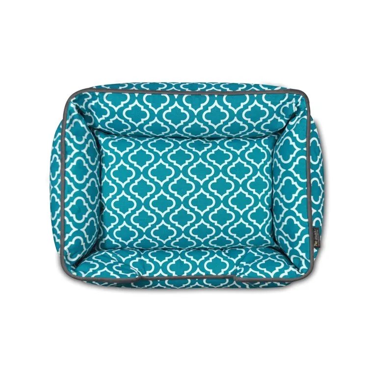 Moroccan Lounge Pet Bed - Teal - Extra-Large