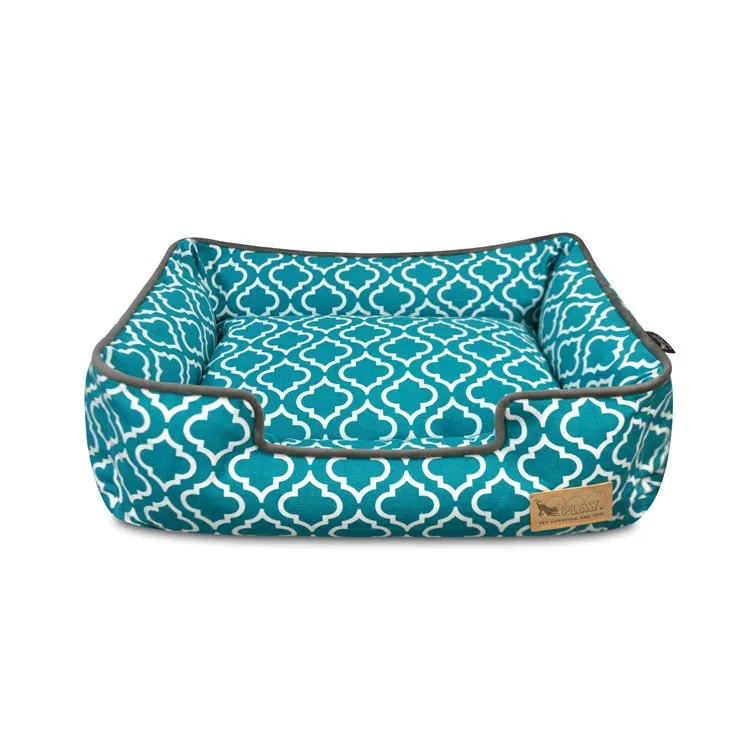 Moroccan Lounge Pet Bed - Teal - Extra-Large
