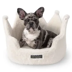 Nandog Pet Gear Cloud Ivory Super Soft Luxe Crown Bed