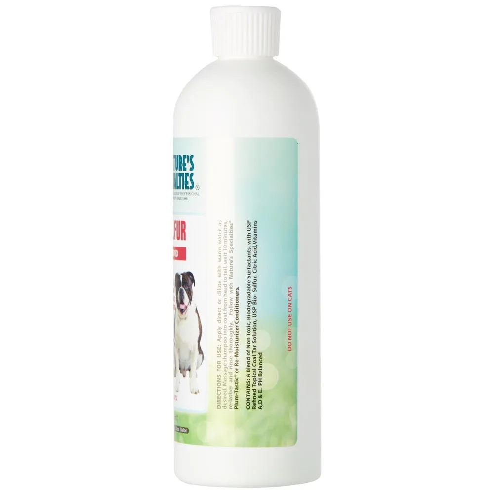 Nature's Specialties Tar & Sulfur Medicated Shampoo For Pets 16oz