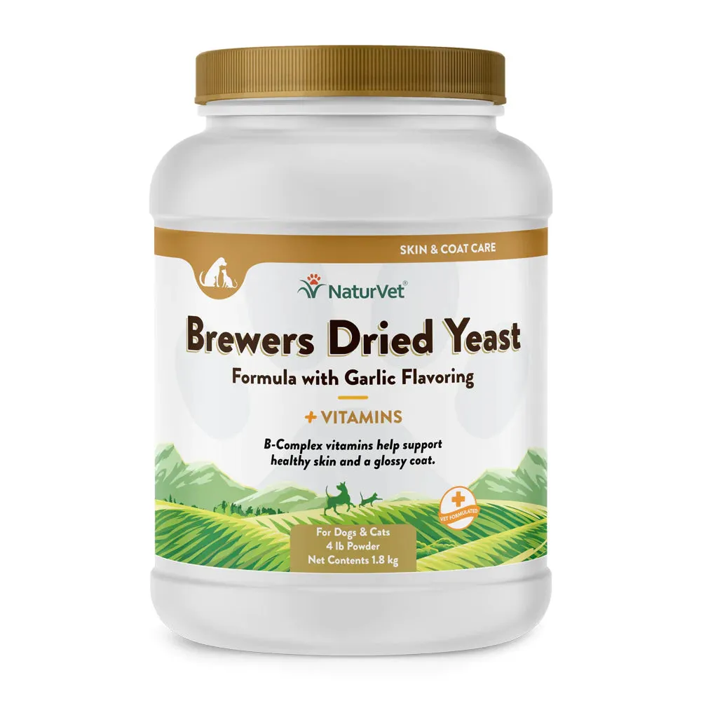 NaturVet Brewers Dried Yeast with Garlic - Powder