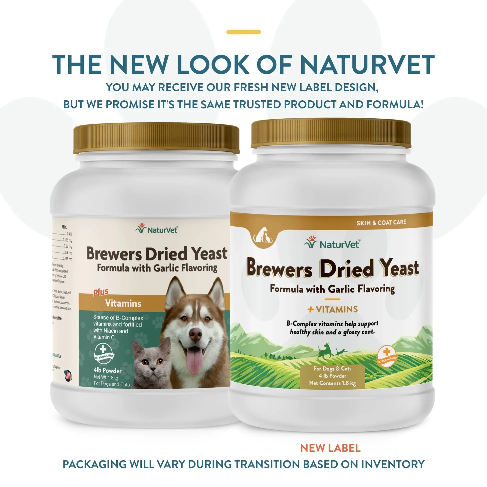 NaturVet Brewers Dried Yeast with Garlic - Powder