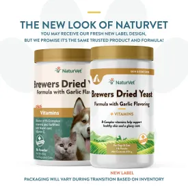 NaturVet Brewers Dried Yeast with Garlic - Powder