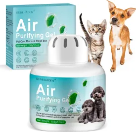 Pet Odor Eliminator, Air Purifying Gel - Suitable for Home Pet Deodorant Box & Cat Litter Deodorizer to Freshen Air, Neutralize Odor 5.3 oz./150g