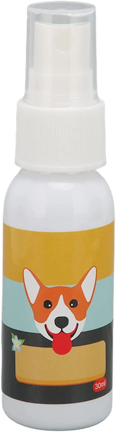 Pet Training Aid Spray, 30ml Capacity Puppy Defecation Locating Spray to Use Light Weight Portable Dog Toilet Training Aid Spray for Pet Puppy Cat