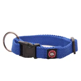 Pets Like Spun Polyester Clip Collar for Dogs (Blue)