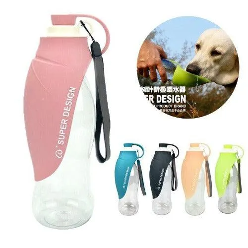 Portable Soft Silicone Dog Water Bottle