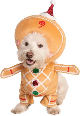 Rubie's Walking Gingerbread Man Pet Costume, Medium