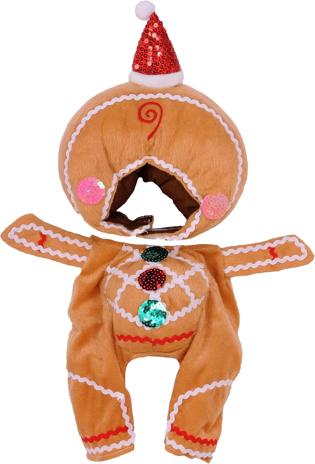 Rubie's Walking Gingerbread Man Pet Costume, Medium