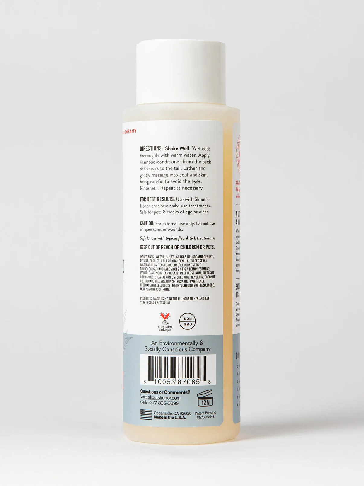 Skout's Honor Probiotic Itch Relief Shampoo for Dogs & Cats