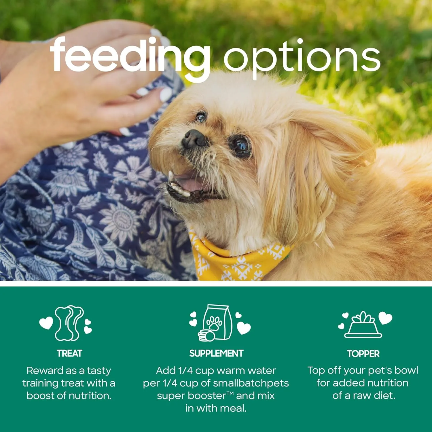 smallbatch Pets Freeze Dried Dog Treats & Cat Treats, 7 oz, Lamb Treat Bites, Probiotics, Organic Vegetables, Fruits, Digestive Health Skin & Coat Support Food Topper, Made in The USA, Humanely Raised