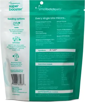 smallbatch Pets Freeze Dried Dog Treats & Cat Treats, 7 oz, Lamb Treat Bites, Probiotics, Organic Vegetables, Fruits, Digestive Health Skin & Coat Support Food Topper, Made in The USA, Humanely Raised