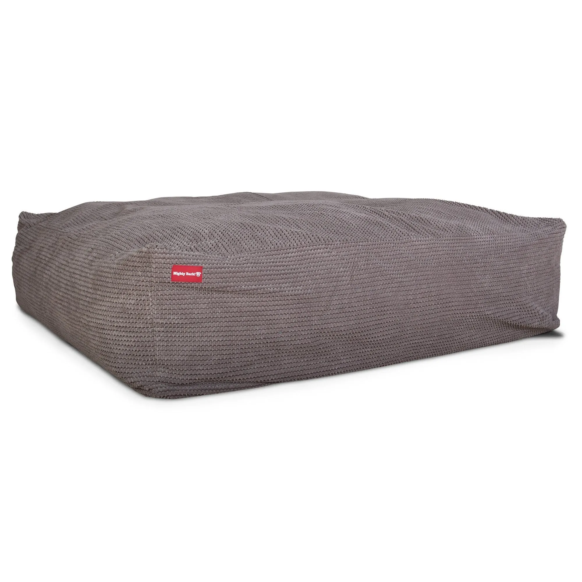 The Crash Pad  - Memory Foam Dog Bed - Pom Pom Charcoal Grey