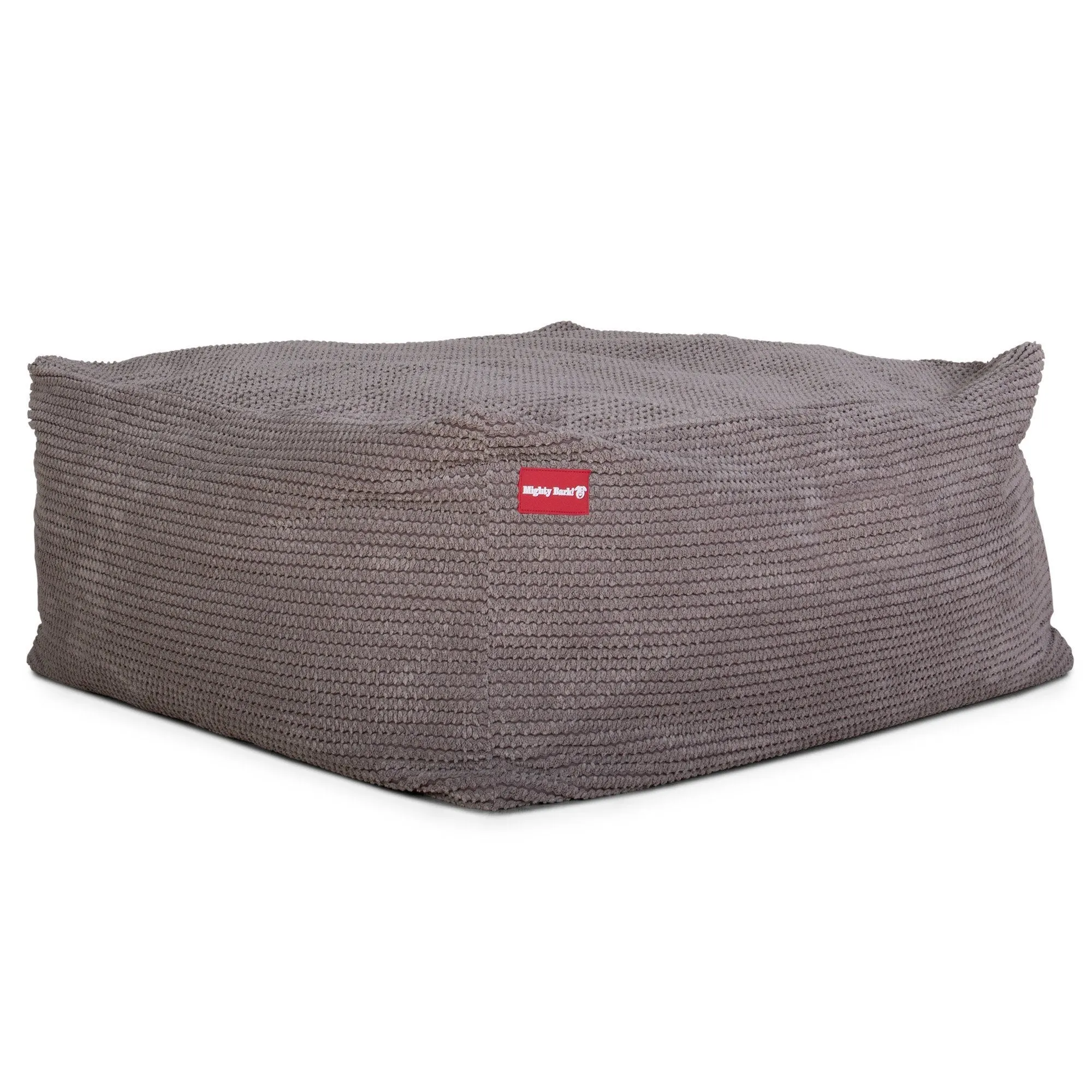 The Crash Pad  - Memory Foam Dog Bed - Pom Pom Charcoal Grey
