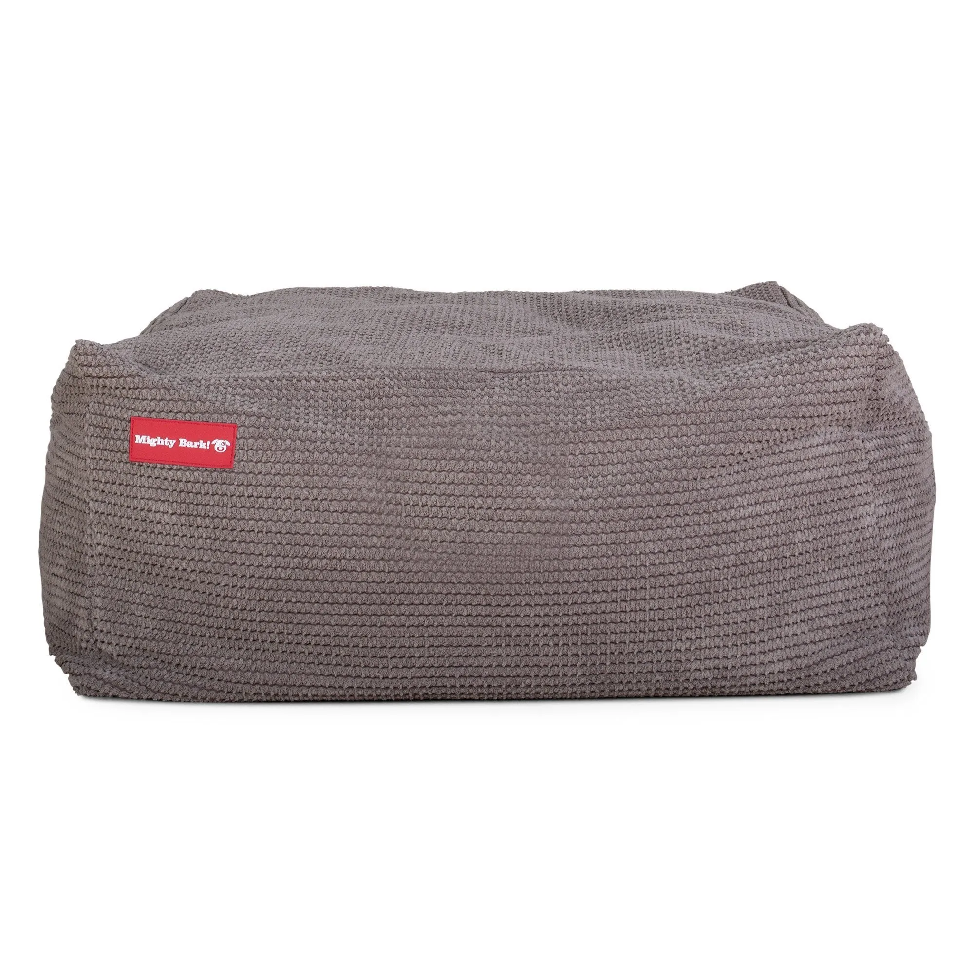 The Crash Pad  - Memory Foam Dog Bed - Pom Pom Charcoal Grey