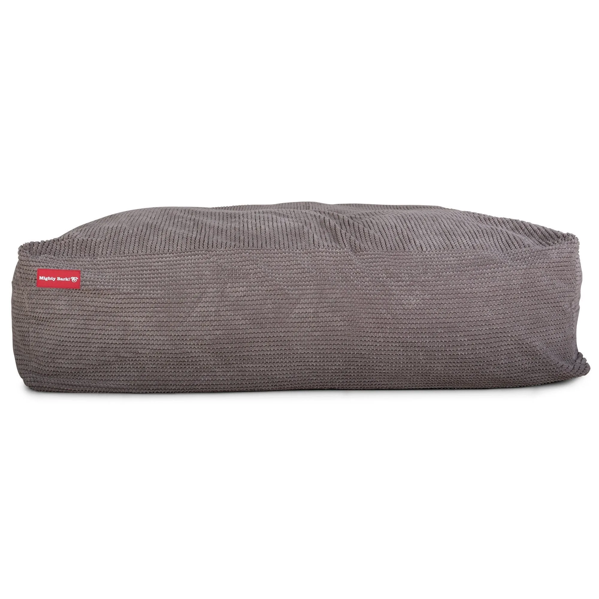The Crash Pad  - Memory Foam Dog Bed - Pom Pom Charcoal Grey
