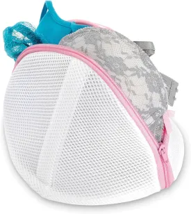 Whitmor Mesh Bra Wash Bag White
