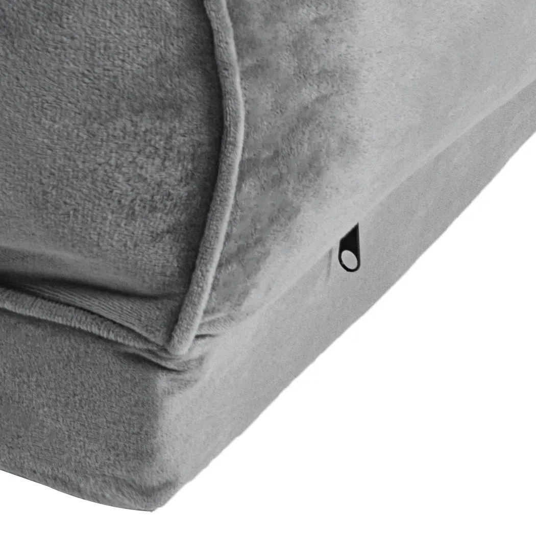 XLarge Dog Beds Pet Sofa Bedding Soft Warm Replacement Cover - Grey